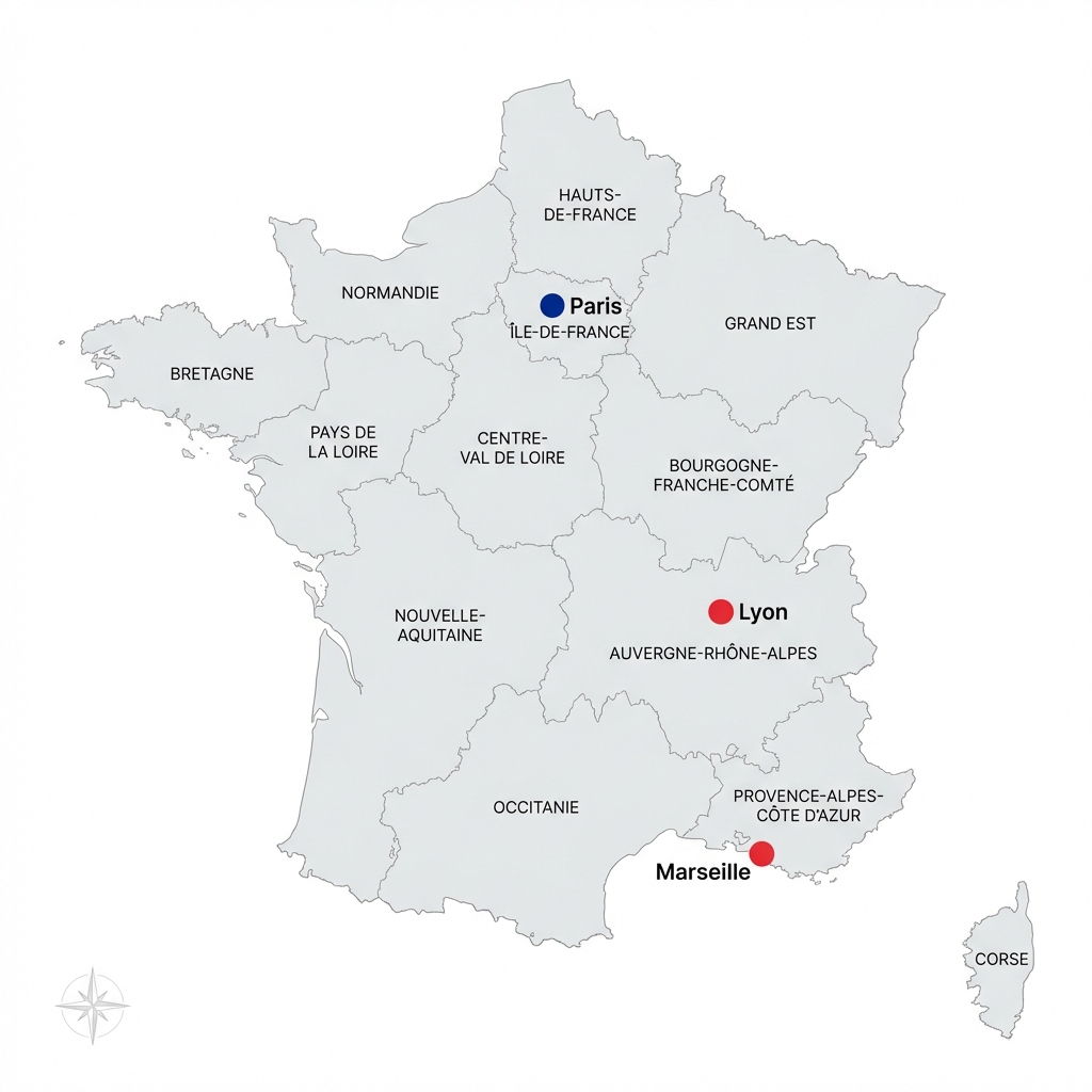 Map of France