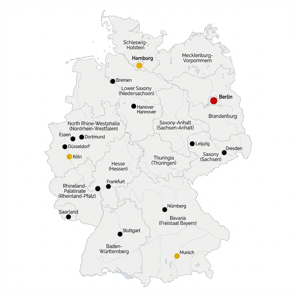 Map of Germany